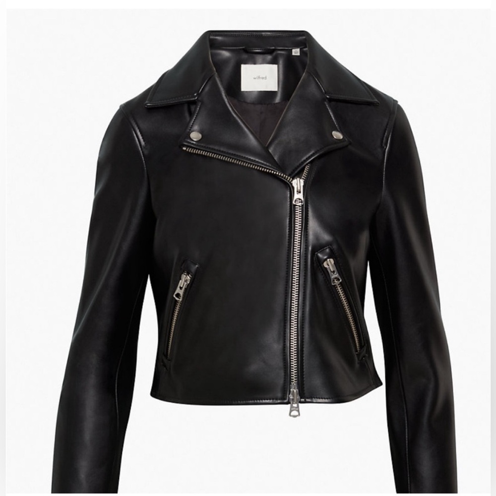 Aritzia Wilfred Vegan Leather Jacket